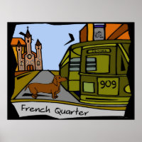 Calle del Barrio Francés de Dachshund