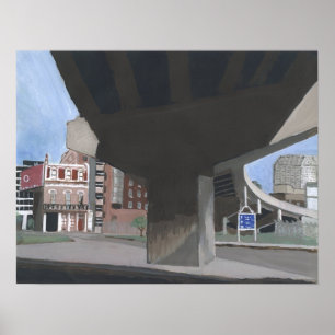 Póster Calle del campo de la rampa