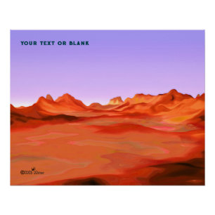 Póster Calle del desierto