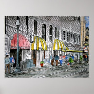 Póster calle del río savannah 2 Poster