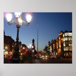 Póster Calle Dublín de O'Connell