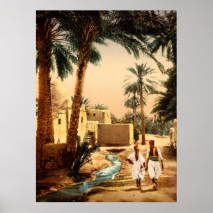 Póster Calle en la ciudad vieja, II, Biskra, Argelia