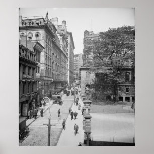 Póster Calle escolar
