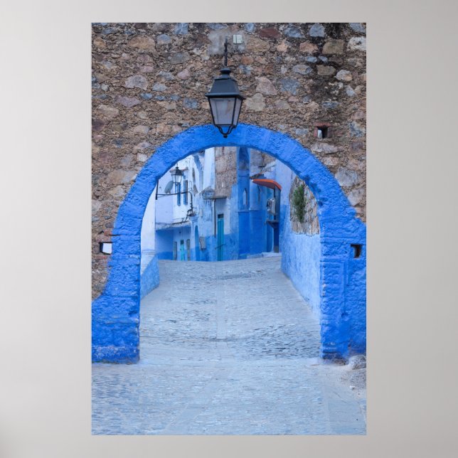 Póster Calle Estrecha De Chefchaouen (Frente)