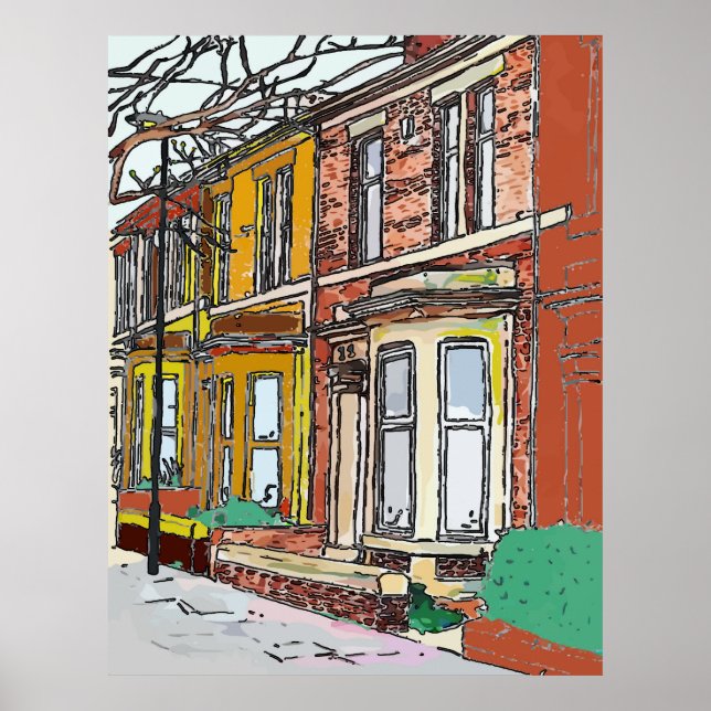 Póster Calle Filadelfia (Frente)