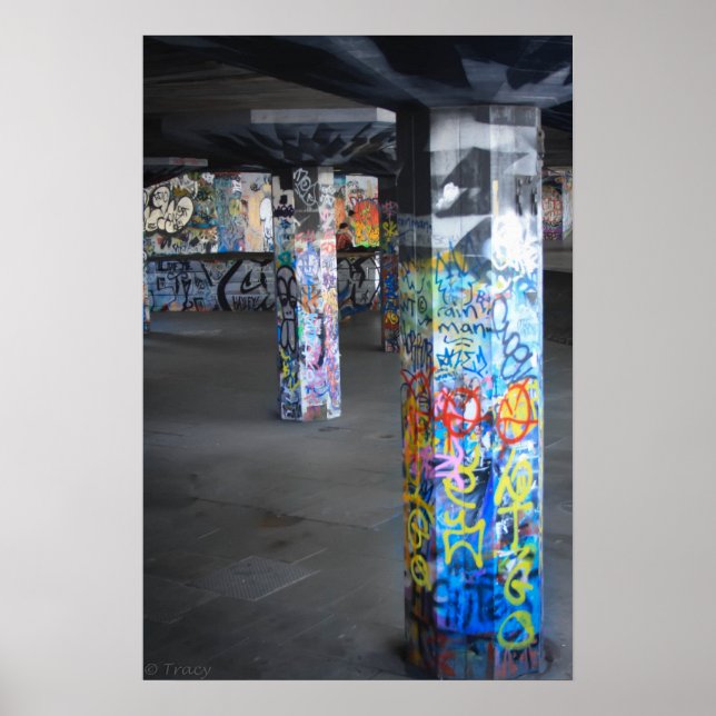 Póster Calle Graffiti (Frente)