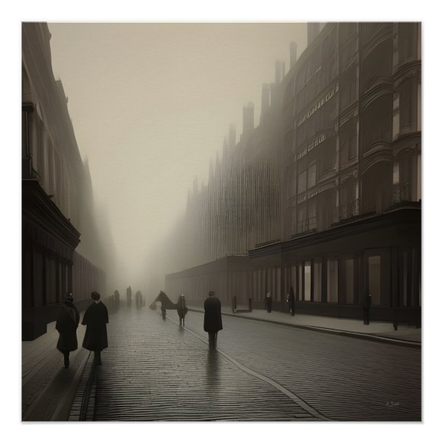 Poster - Calle Londres de Victoria (Anverso)