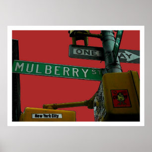 Póster "Calle Mulberry: Little Italy" Nueva York