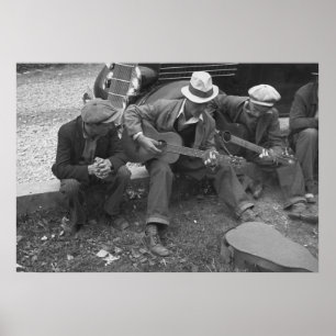 Póster Calle Musicians, 1935 de Tennessee