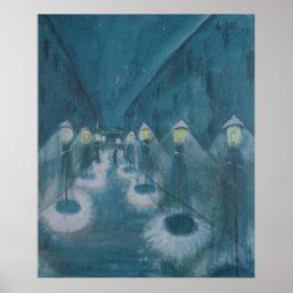 Póster Calle Nocturna (Calle Por Noche) (1922) Walter Gra