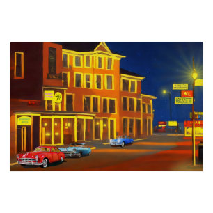 Póster Calle principal