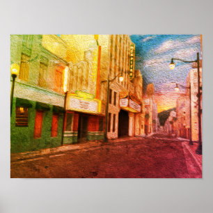 Póster Calle principal