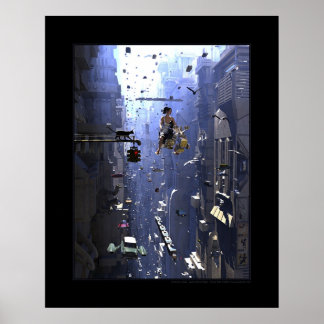 Póster Calle principal (Este)
