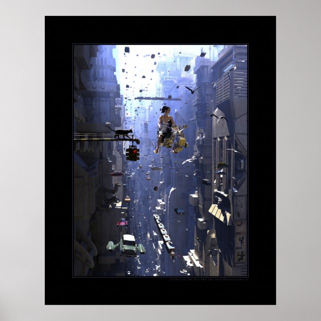 Póster Calle principal (Este) (Frente)