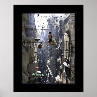 Póster Calle principal (Este)
