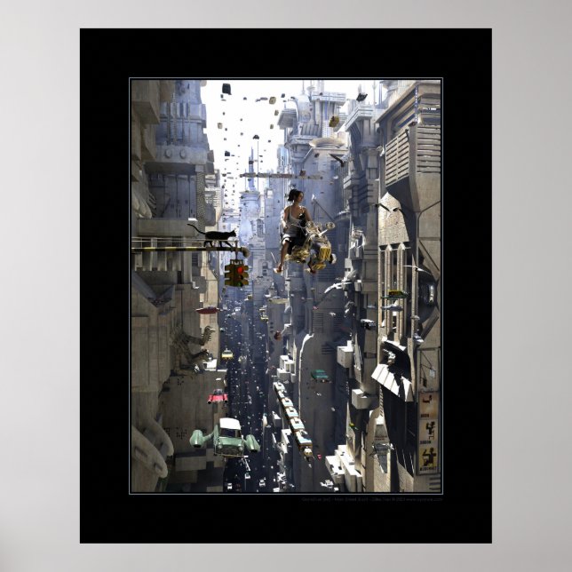 Póster Calle principal (Este) (Frente)