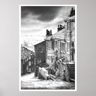 Póster Calle principal, Haworth