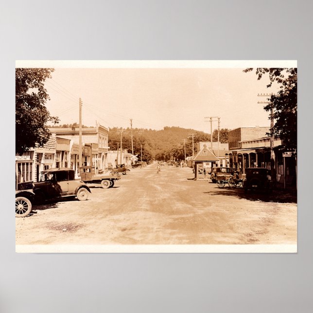 Póster Calle principal Noel Missouri (Frente)