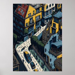 Póster Calle San Francisco