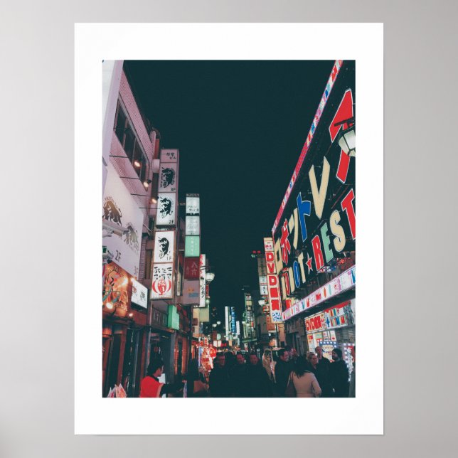 Póster Calle Shinjuku (Frente)