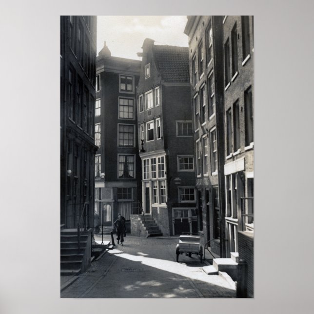 Póster Calle St. Olofssteeg, Países Bajos (Frente)