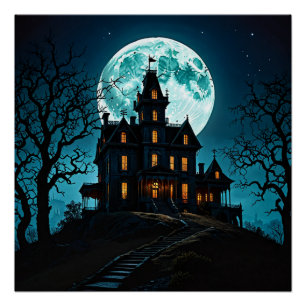 Póster Calle Trick o Trek - Halloween Night Wall Art &