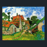 Póster Calle Village en Auvers Vincent Van Gogh<br><div class="desc">Calle Village en Auvers Vincent Van Gogh</div>