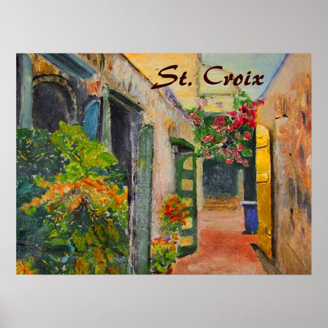 Póster callejón de Santa Cruz (Frente)