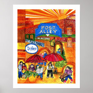 Póster Callejón del poste