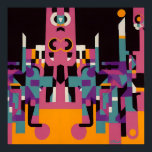 Póster callejón nocturno de regreso - Ken Gage Art<br><div class="desc">callejón nocturno de regreso. 2024,  Ken Gage. Arte digital: surrealismo pop.</div>