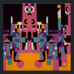 Póster callejón nocturno de regreso - Ken Gage Art<br><div class="desc">callejón nocturno de regreso. 2024,  Ken Gage. Arte digital: surrealismo pop.</div>