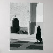 Callejón oscuro en Fez