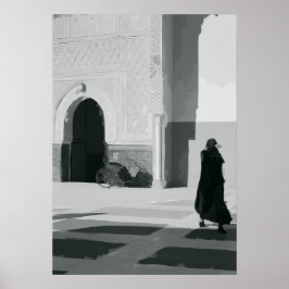Póster Callejón oscuro en Fez