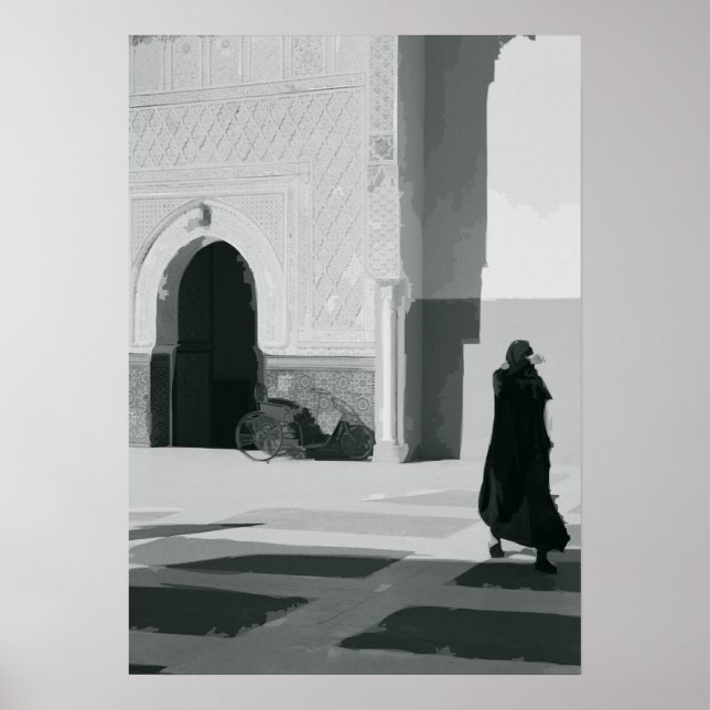 Póster Callejón oscuro en Fez (Frente)