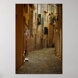 Póster Callejón oscuro en poster de la vertical de