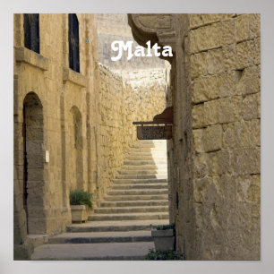 Póster Callejones de Malta