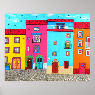 Póster Calles adoquinadas de Cerdeña