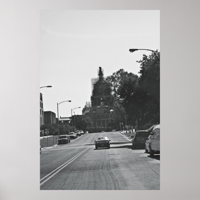 Póster Calles de Austin (Frente)
