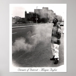 Póster Calles de Detroit