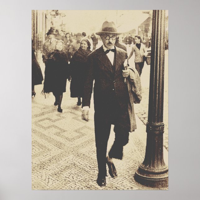 Póster Calles de Lisboa (Fernando Pessoa) (Frente)