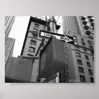 Póster Calles de Nueva York