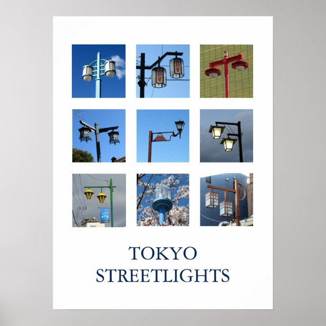 Póster Calles de Tokio (Frente)