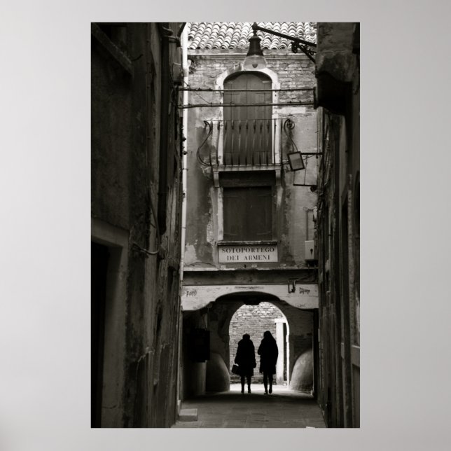 Póster Calles de Venecia II (Frente)