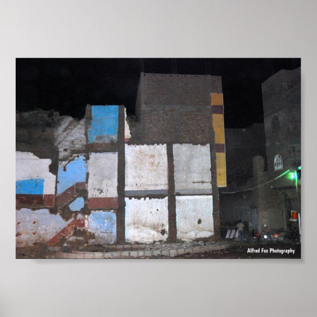 Póster Calles secundarias de Luxor (Frente)