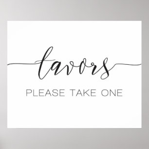 Póster Calligrafía Boda favorece el Rótulo