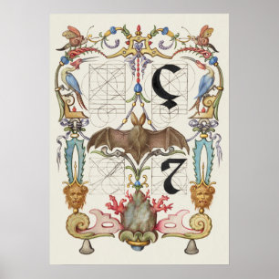 Póster Calligrafía de época