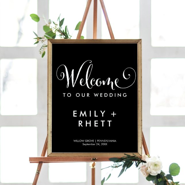 Póster Calligrafía del sur de Belle | Boda de bienvenida  (Subido por el creador)