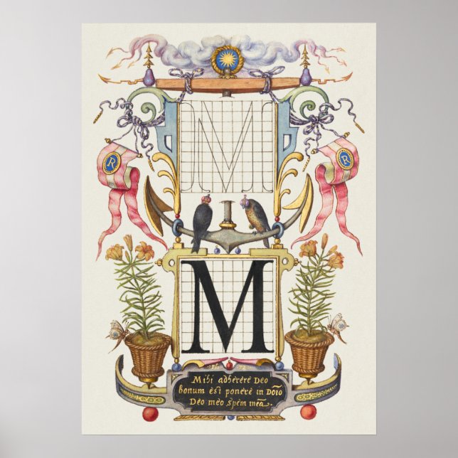 Póster Calligrafía vintage (Frente)