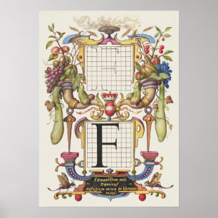 Póster Calligrafía vintage