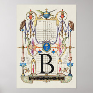 Póster Calligrafía vintage